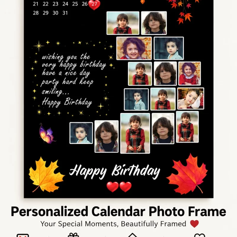 Personalized Birthday Photo Frame - 15 Photos