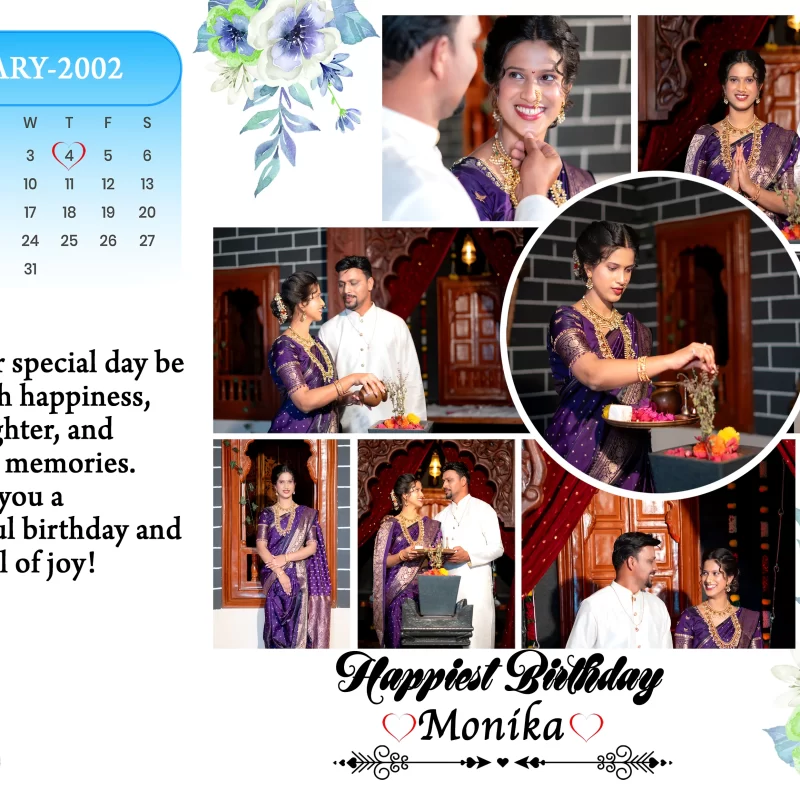 Personalized Birthday Gift Frame – 7 Photos
