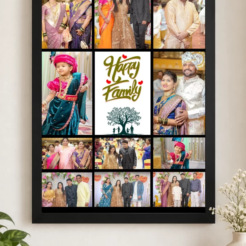 Family Moments – Personalized Photo Frame – 11 Photos