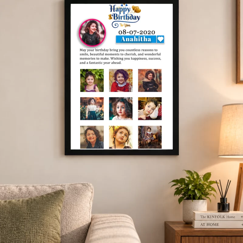 A Year of Beautiful Memories – Birthday Frame