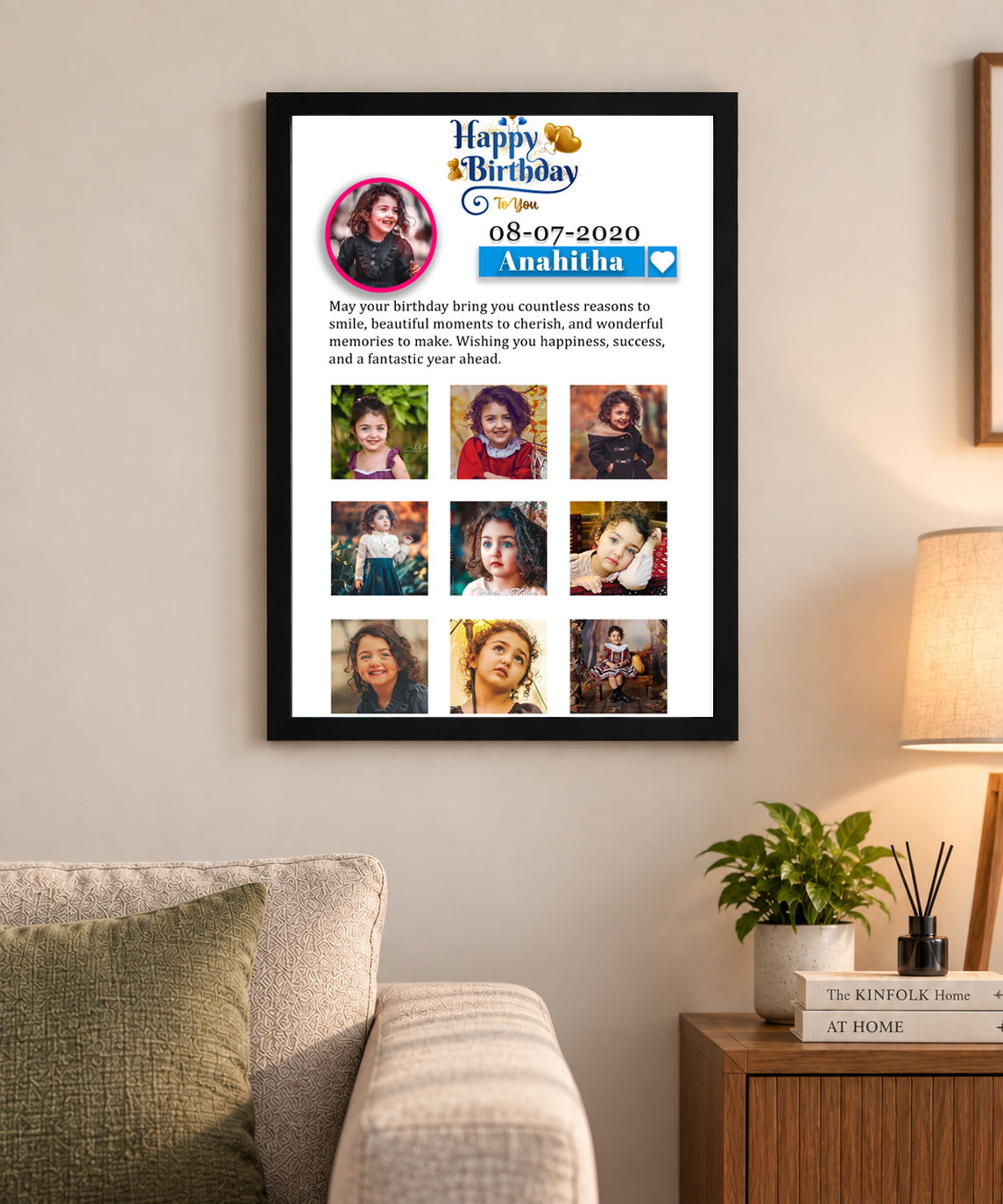 A Year of Beautiful Memories – Birthday Frame